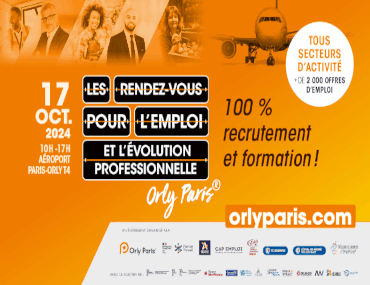 Les rendez-Vous pour  l'emploi et l'évolution professionnelle d'Orly Paris®