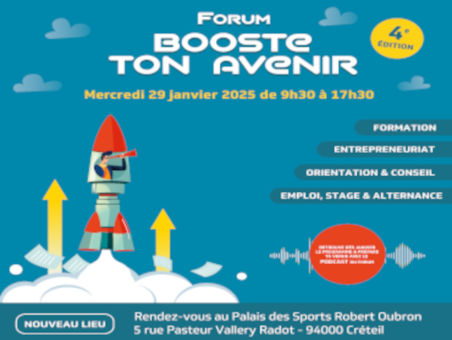 Forum Booste Ton Avenir à destination des jeunes de moins 30 ans